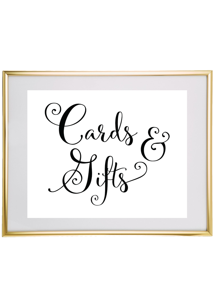 Cards And Gifts Printable Wedding Sign Chicfetti Free Wedding 