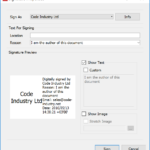 Create And Verify A Digital Signature In A PDF Document