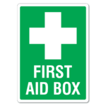 First Aid Box Sign The Signmaker