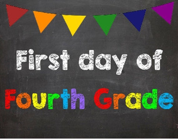 First Day Of Fourth Grade 4th Grade By AbsoluteImagination