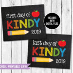 First Day Of Kindy Sign Australia First Day At School Back Etsy