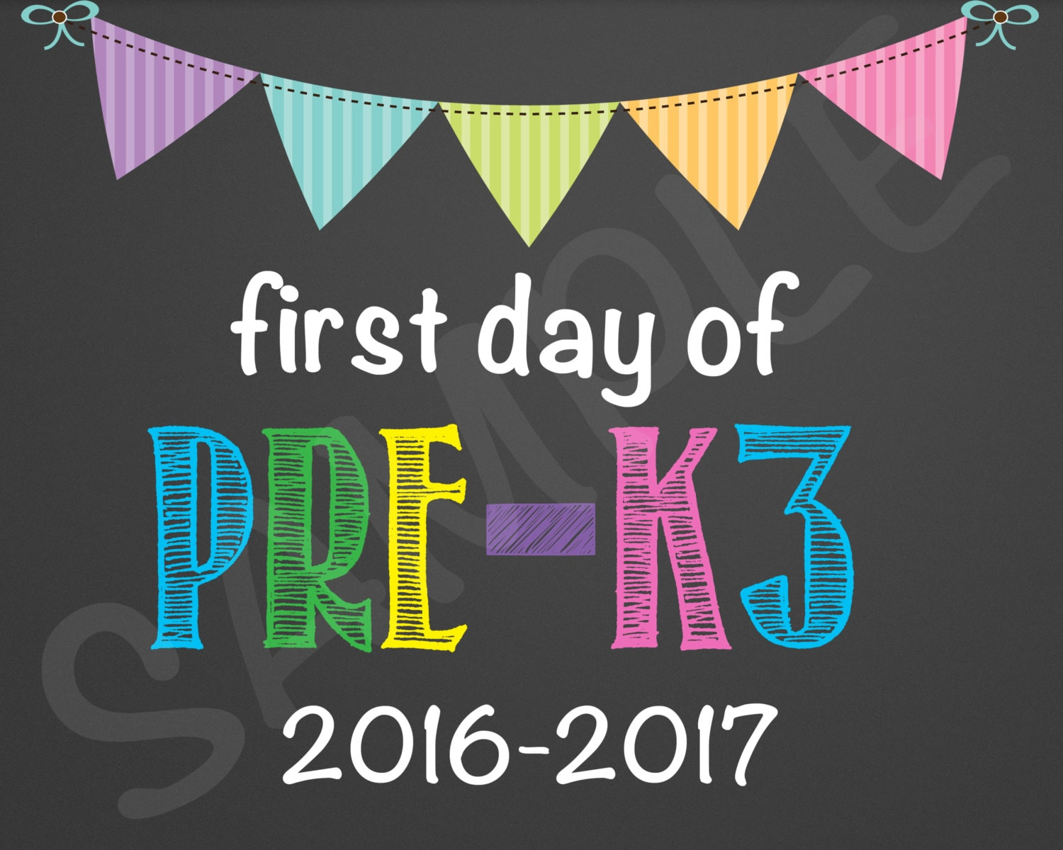 First Day Of Prek3 Printable Sign 2023 FreePrintableSign
