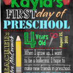 First Day Of School Sign Chalkboard School Sign Digital Download