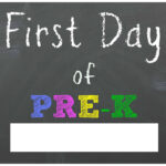 FREE Back To School Printable Chalkboard Signs For First Day Of School