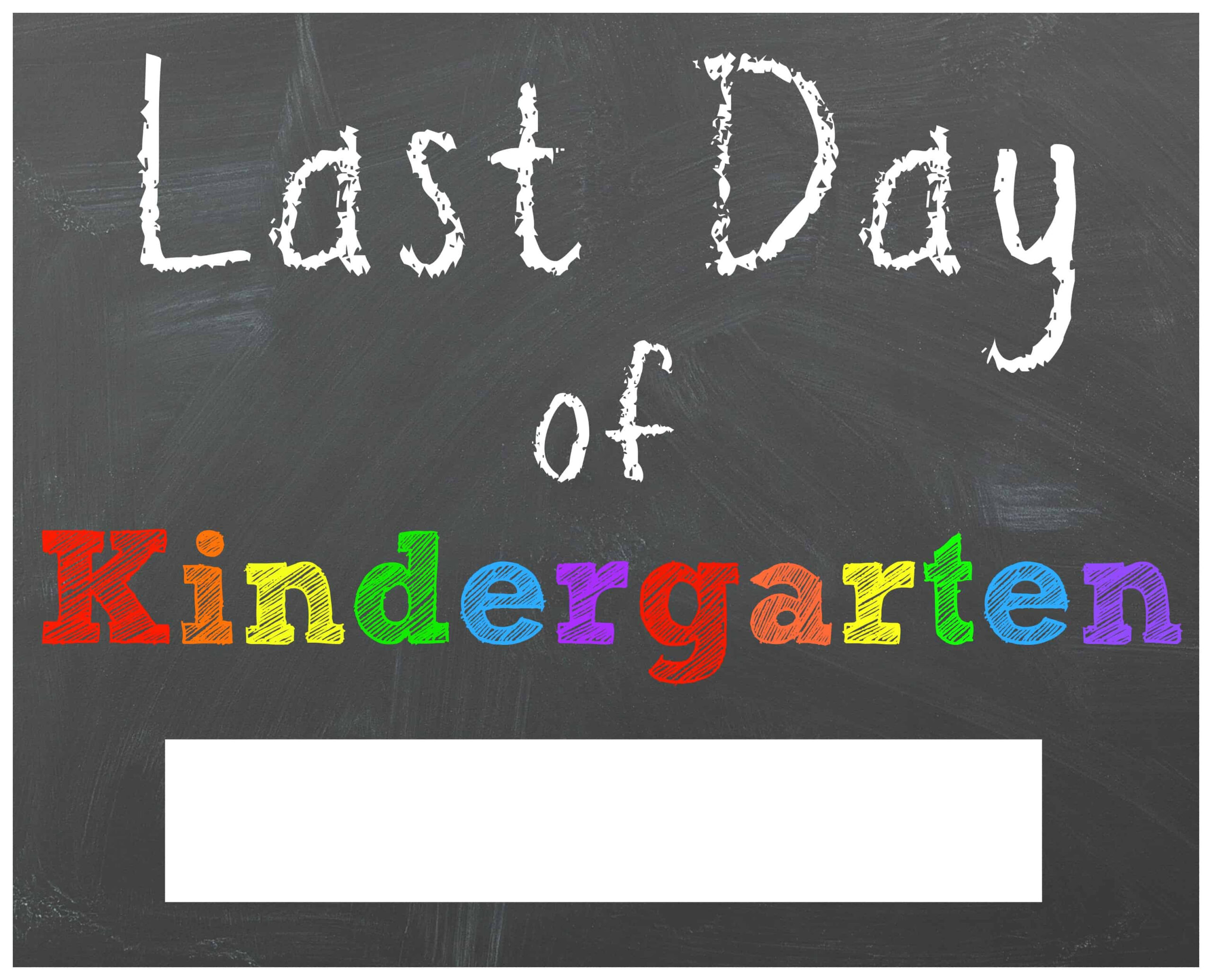 FREE Last Day Of School Printable Chalkboard Signs Mama Cheaps