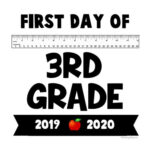 FREE PRINTABLE 2019 2020 First Day Of School Signs Balancing The Chaos