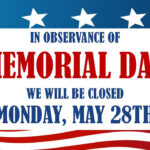 Free Printable Closed Memorial Day 2022 Sign 2022 FreePrintableSign