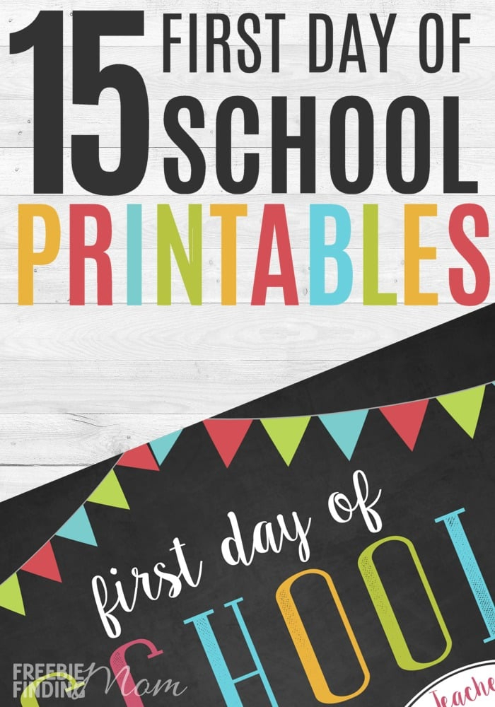Free Printable First Day Of School Signs 2022 2023 2022 