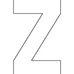 Free Printable Letter Z Template Letter Z Pattern Use The Printable