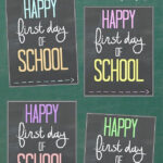 Happy First Day Of School Note Free Printable First Day Of School