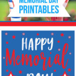 Happy Memorial Day BUNDLE Place Cards Welcome Sign Etsy Happy