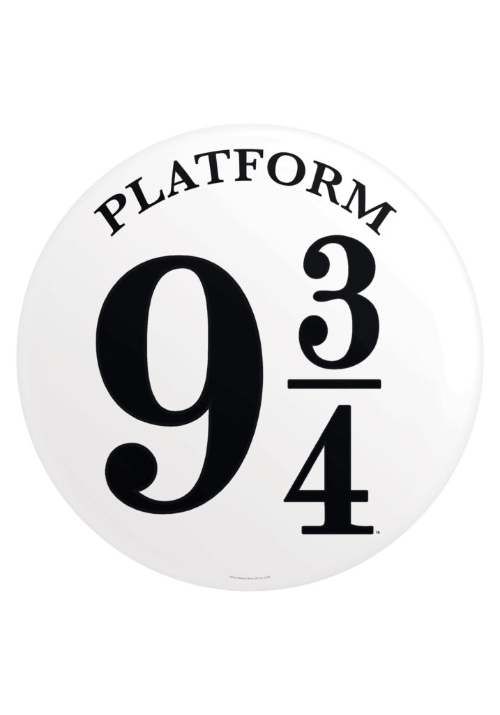 Harry Potter Platform 9 3 4 Tin Sign