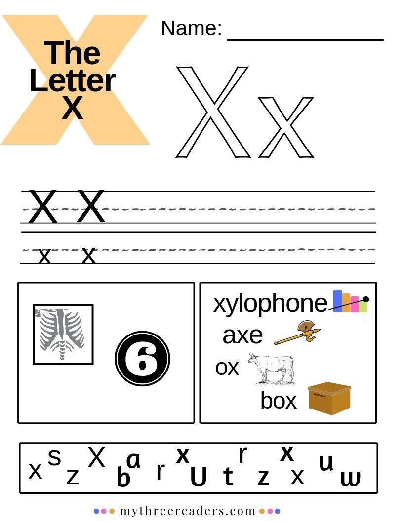 Letter X Printable Alphabet Worksheets Alphabet Printables 