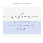 Melia Printable Welcome Sign Template 11x14 18x24 AND 24x36 Etsy