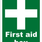 Northrock Safety First Aid Box Sign First Aid Box Location Sign