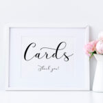 Printable Wedding Card Box Sign Card Box Wedding Reception Etsy