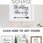 Printable Wedding Signs In 2021 Printable Wedding Signage Wedding