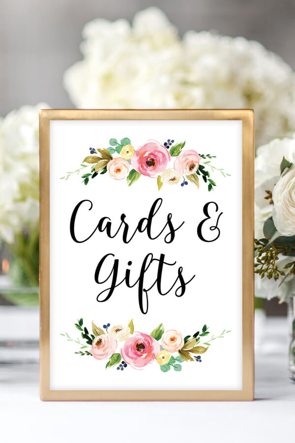 Printable Wedding Signs Make Your Own Wedding Signs With Templates 