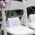 Quick Cheap But Classy Wedding Reserved Signs DIY White Card Stock