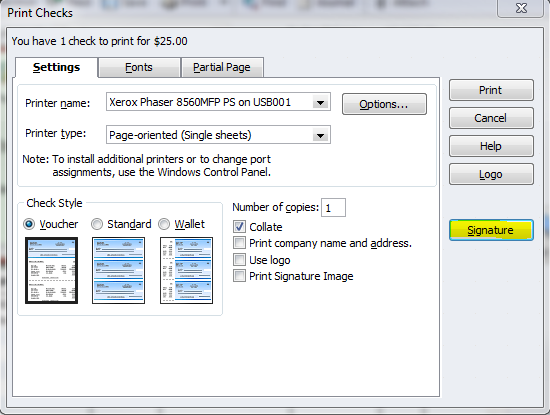 QuickBooksBlog Today s Tip Print Your Signature On Checks