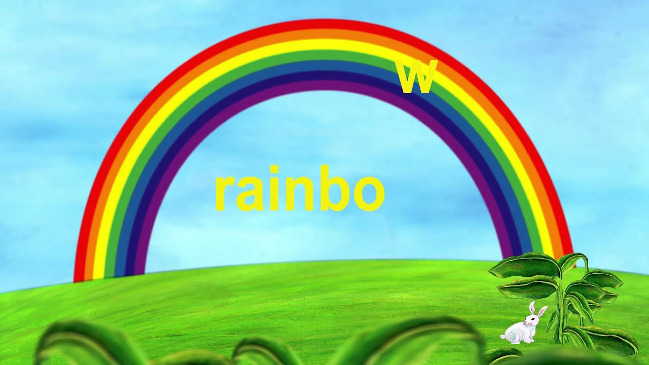 Rabbit Rainbow Lower Case Alphabet r YouTube