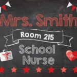 School Nurse Door Sign PRINTABLE Teacher Door Signs Teacher