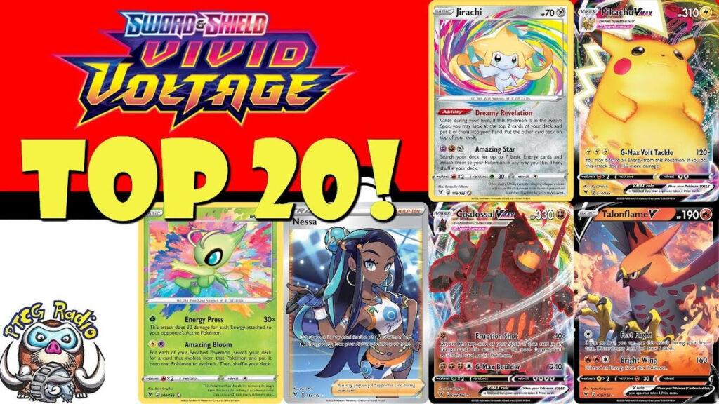 Top 20 Pokemon Cards From Vivid Voltage New Sword Shield Expansion 