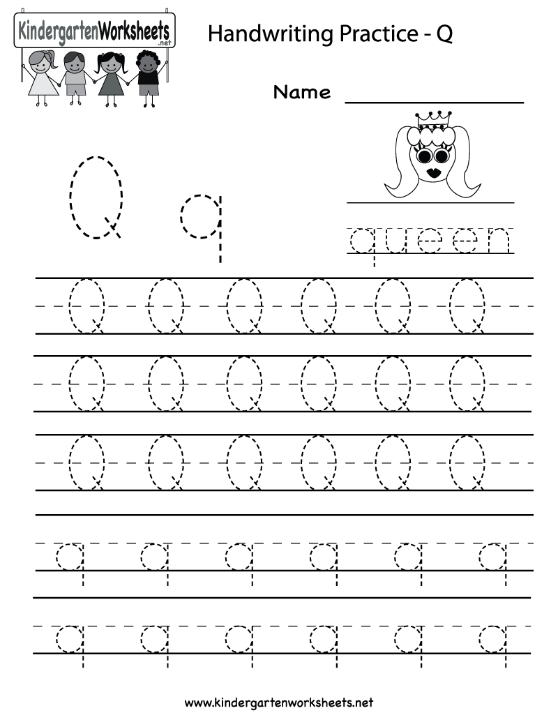 Tracing Letter Q Worksheets TracingLettersWorksheets