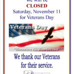 Veterans Day 2022 Closed Signs Printable 2022 FreePrintableSign