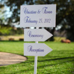 Wedding Directional Sign Wedding Bells Wedding Wedding Inspiration