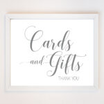 Wedding Signs Cards And Gifts Sign DIY PRINTABLE Instant Download