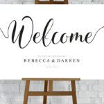 Wedding Welcome Sign Printable Editable PDF Template INSTANT Etsy UK