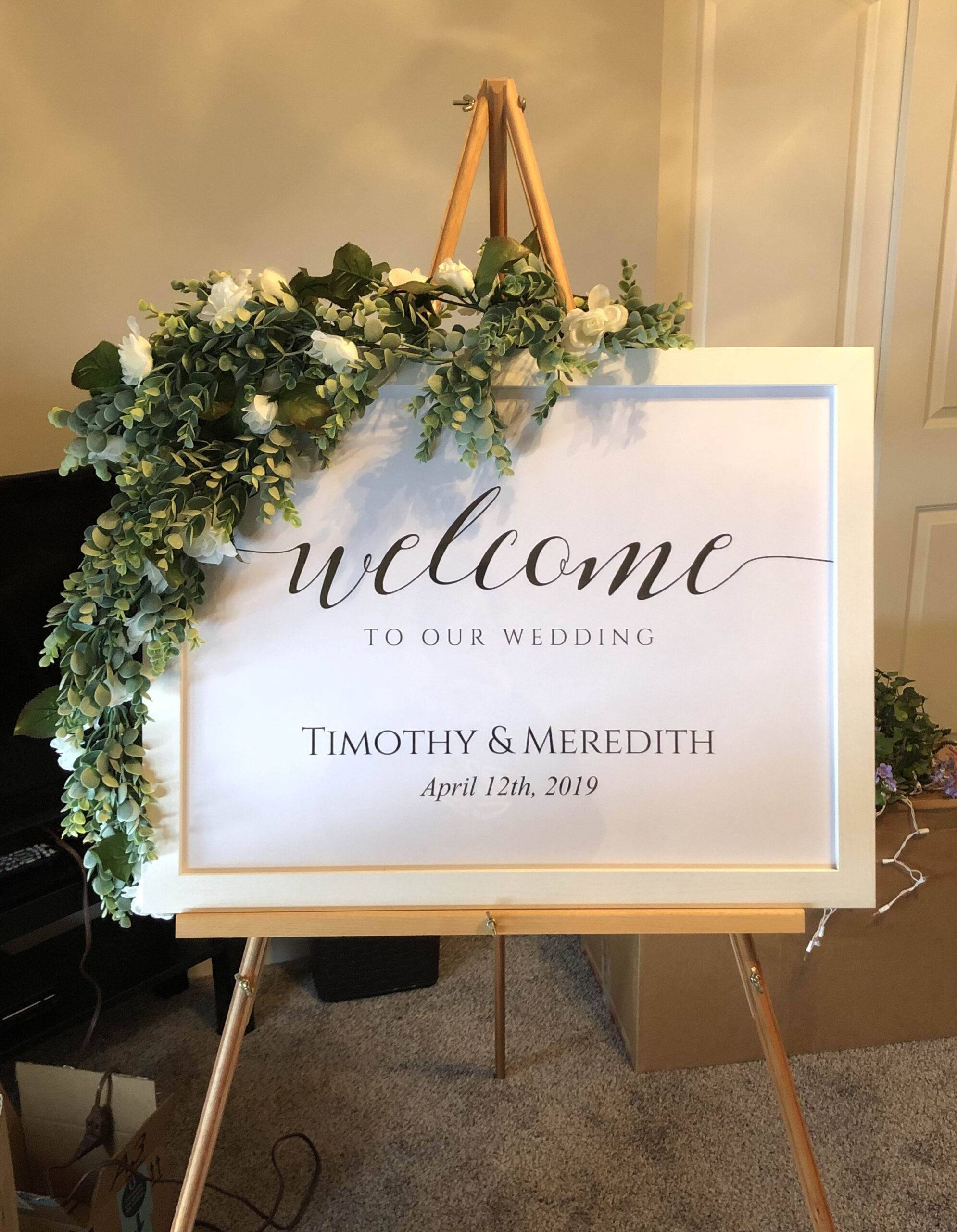 Welcome Wedding Sign Diy Wedding Projects Wedding Signs Wedding